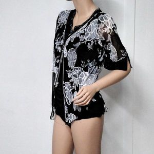 design works NEW women top Petite Size XL Layering easy care Shoulder pads bx012